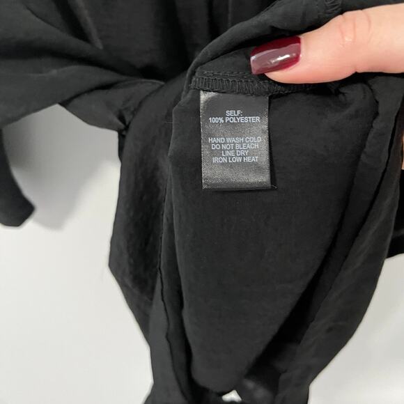 Lulus Ain’t It Grand Black Romper Size Small - Picture 7 of 8